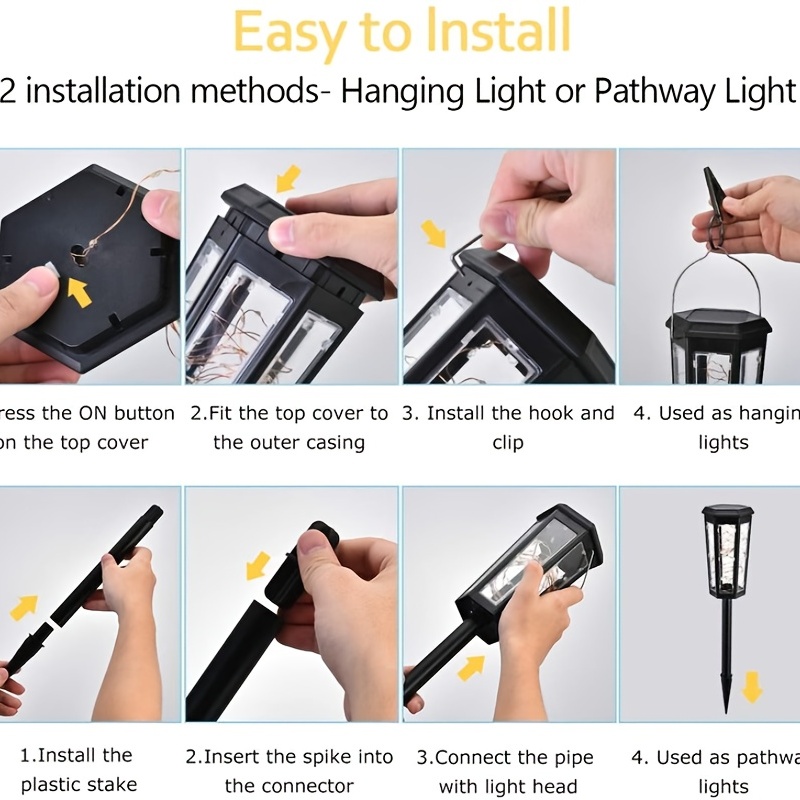  Solar Pathway Lights 