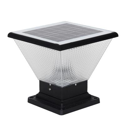 Solar column head lamp